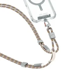 Skinarama Dyno Ve 2-In-1 Usb-C To Usb-C 240W Lanyard And Charging Cable - Beige